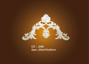 Big Discount Flexible Molding Cornice -
 Decorative Flower OZ-J085 – Ouzhi