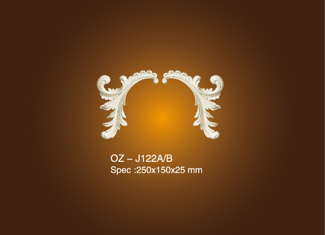 One of Hottest for Painting Frame Moulding -
 Decorative Flower OZ-J122A/B – Ouzhi