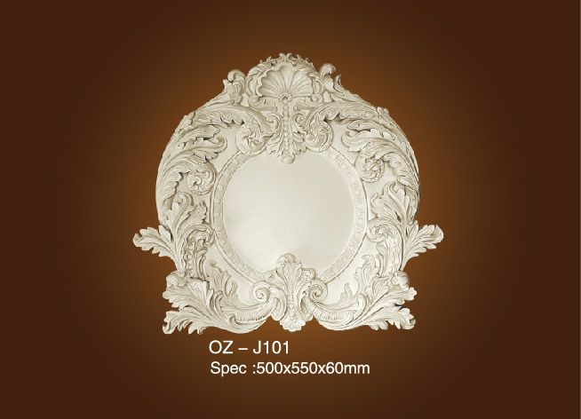 Factory supplied Crown Moulding On Ceiling -
 Decorative Flower OZ-J101 – Ouzhi