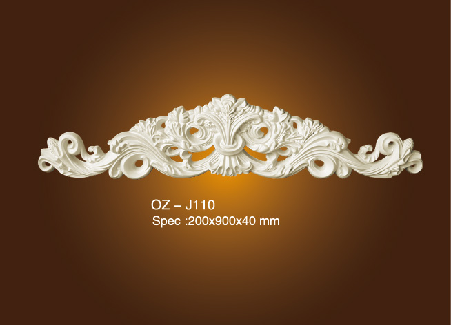 Hot-selling Pu Foam Ceiling Decoration Skirting -
 Decorative Flower OZ-J110 – Ouzhi