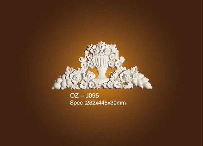 2017 wholesale price Hot Sale Pu Line Carving Cornice Moulding -
 Decorative Flower OZ-J095 – Ouzhi