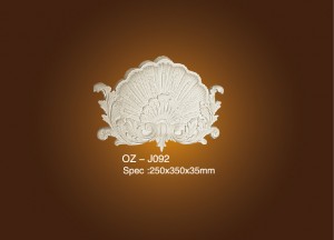 2017 wholesale price Foam Crown Moldinglarge -
 Decorative Flower OZ-J092 – Ouzhi