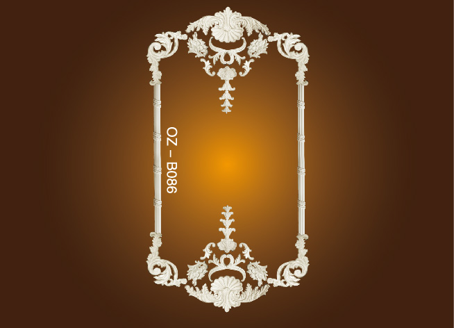 Discountable price Polyurethane Cornice Moulding Frames Ceilings -
 Decorative Flower OZ-B086 – Ouzhi