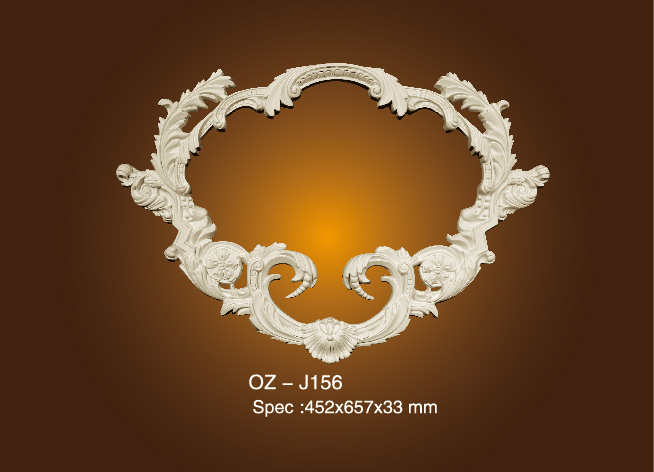 OEM Manufacturer Architectural Decorative Moulding For Exterior Wall -
 Decorative Flower OZ-J156 – Ouzhi